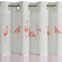 ZASŁONA GOTOWA FLAMINGO/RÓŻ 140X250 PRZEL 232