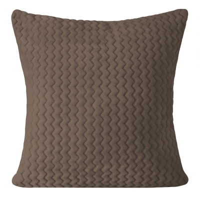 POSZEWKA DEKORACYJNA ONYX 40X40 BRĄZ 725