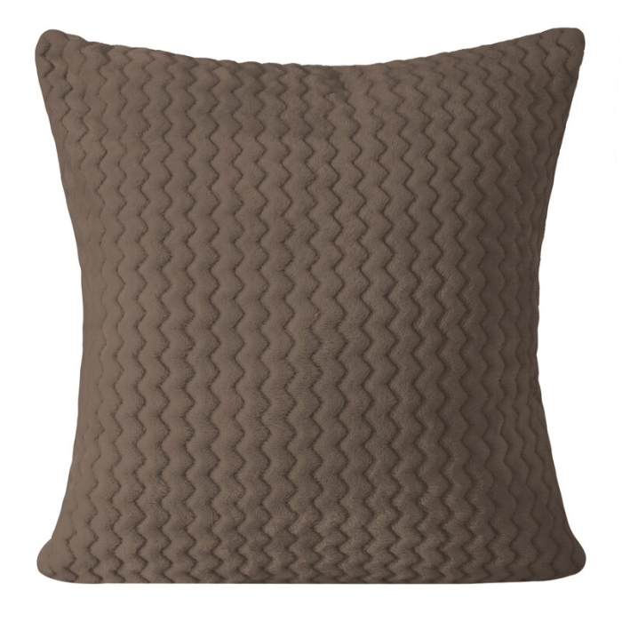 POSZEWKA DEKORACYJNA ONYX 40X40 BRĄZ 725