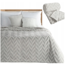 Jasno Szare Narzuty na kanape i fotele Jodełka Jasno Szare Narzuty na kanape i fotele Jodełka