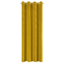 ZASŁONA GOTOWA SAMANTA 140X250 CM MUSZTARDOWY