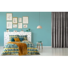POŚCIEL BAWEŁNIANA D91 IDA 01 220X200 CM, 2 SZT. 70X80 CM WIELOKOLOROWY