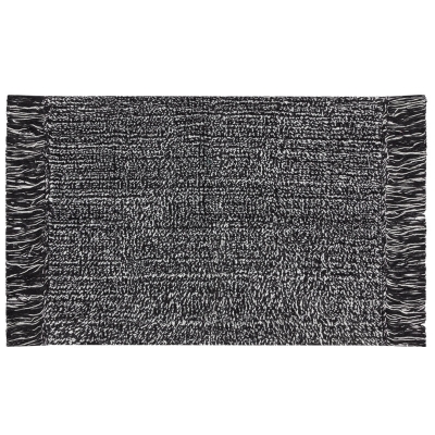 DYWANIK ŁAZIENKOWY LANA 60X90 CM CZARNY