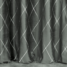 ZASŁONA DEKORACYJNA PIERRE CARDIN MARGO 140X250 CM JASNOSZARY