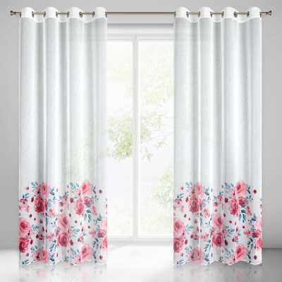 ZASŁONA GOTOWA CARLA 140X250 CM BIAŁY