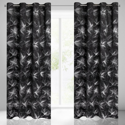 ZASŁONA GOTOWA STELLA 140X250 CM CZARNY