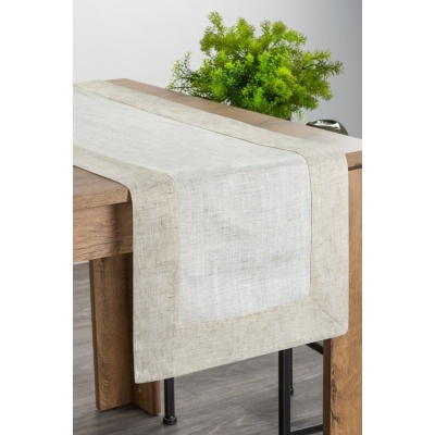 OBRUS NATU 10 40 X 180 CM NATURALNY