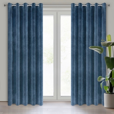 ZASŁONA GOTOWA VILLA 140X250 CM GRANATOWY