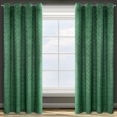 ZASŁONA GOTOWA D91 ELLEN 140X250 CM ZIELONY