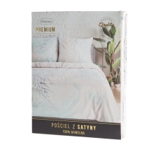 KOMPLET POŚCIELI SATYNOWEJ PREMIUM26 220 X 200 CM BEŻOWY