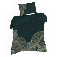 KOMPLET POŚCIELI SATYNOWEJ PREMIUM 5 180 X 200 CM TURKUSOWY
