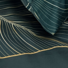 KOMPLET POŚCIELI SATYNOWEJ PREMIUM 5 180 X 200 CM TURKUSOWY