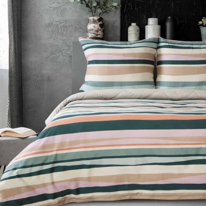 KOMPLET POŚCIELI ESPRIT 04 160 X 200 CM BEŻOWY