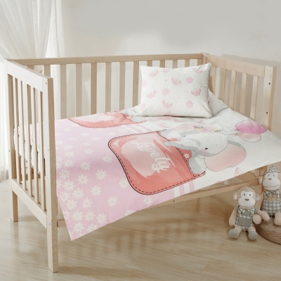 KOMPLET POŚCIELI DZIECIĘCEJ KID 14 100 X 135 CM BIAŁY