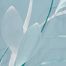 KOMPLET POŚCIELI HAFT1 220 X 200 CM BŁĘKITNY