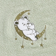 RĘCZNIK DZIECIĘCY BABY74 60 X 120 CM MIĘTOWY