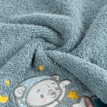 RĘCZNIK DZIECIĘCY BABY75 70 X 140 CM NIEBIESKI