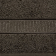RĘCZNIK LIANA (08) 50 X 90 CM CIEMNOBRĄZOWY