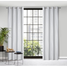 ZASŁONA GOTOWA AGGIE 140 X 250 CM JASNOSREBRNY