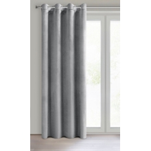 ZASŁONA GOTOWA D91 ROSA 140 X 250 CM SREBRNY