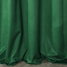 ZASŁONA GOTOWA D91 ROSA NA TAŚMIE 140 X 270 CM CIEMNOZIELONY