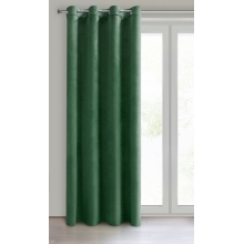 ZASŁONA GOTOWA MELANIE 215 X 250 CM CIEMNOZIELONY