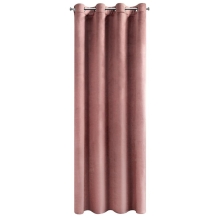 ZASŁONA GOTOWA MELANIE 140 X 250 CM CIEMNORÓŻOWY