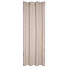 ZASŁONA GOTOWA OCTAVIA 140 X 250 CM BEŻOWY