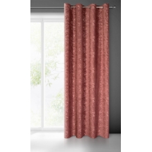 ZASŁONA GOTOWA OCTAVIA 140 X 250 CM CIEMNORÓŻOWY