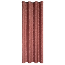 ZASŁONA GOTOWA OCTAVIA 140 X 250 CM CIEMNORÓŻOWY