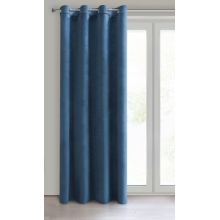 ZASŁONA GOTOWA D91 ROSA 140 X 250 CM GRANATOWY