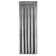 ZASŁONA GOTOWA D91 ROSA NA TAŚMIE 135 X 300 CM SREBRNY