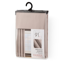 ZASŁONA GOTOWA D91 PARISA 135 X 250 CM PUDROWY RÓŻ