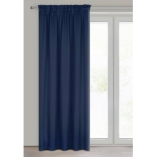 ZASŁONA GOTOWA LOGAN NA TAŚMIE 135 X 270 CM GRANATOWY