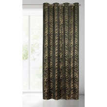 ZASŁONA GOTOWA SARA 140 X 250 CM CZARNY