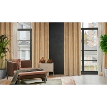 ZASŁONA GOTOWA SARA 140 X 250 CM CIEMNOBEŻOWY