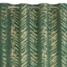 ZASŁONA GOTOWA SARA 140 X 250 CM CIEMNOZIELONY