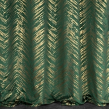 ZASŁONA GOTOWA SARA 140 X 250 CM CIEMNOZIELONY