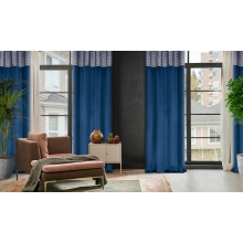 ZASŁONA GOTOWA ELEN 140 X 250 CM GRANATOWY