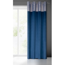 ZASŁONA GOTOWA ELEN 140 X 250 CM GRANATOWY