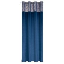 ZASŁONA GOTOWA ELEN 140 X 250 CM GRANATOWY