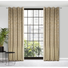 ZASŁONA GOTOWA ARETA 140 X 250 CM BEŻOWY