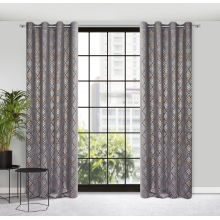 ZASŁONA GOTOWA ARETA 140 X 250 CM STALOWY