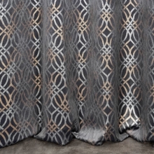 ZASŁONA GOTOWA ARETA 140 X 250 CM STALOWY