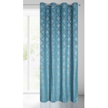 ZASŁONA GOTOWA ARETA 140 X 250 CM NIEBIESKI
