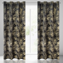 ZASŁONA GOTOWA STELLA 140 X 250 CM CZARNY