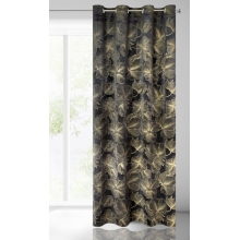 ZASŁONA GOTOWA STELLA 140 X 250 CM CZARNY