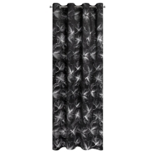 ZASŁONA GOTOWA STELLA 140 X 250 CM CZARNY