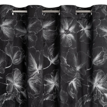 ZASŁONA GOTOWA STELLA 140 X 250 CM CZARNY
