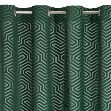 ZASŁONA GOTOWA INGA 140 X 250 CM CIEMNOZIELONY